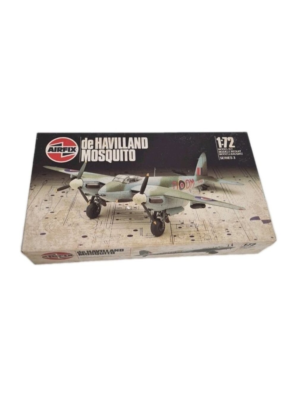 Airfix Maquette Avion 1/72 Scale 9 03019 De Havilland Mosquito Doom Vintage